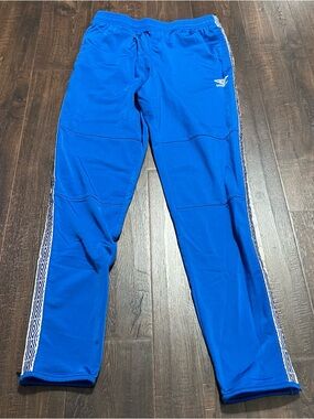 Vintage Umbro Premier Blue Taped Track Pants Men's M 90s Soccer Blokecore